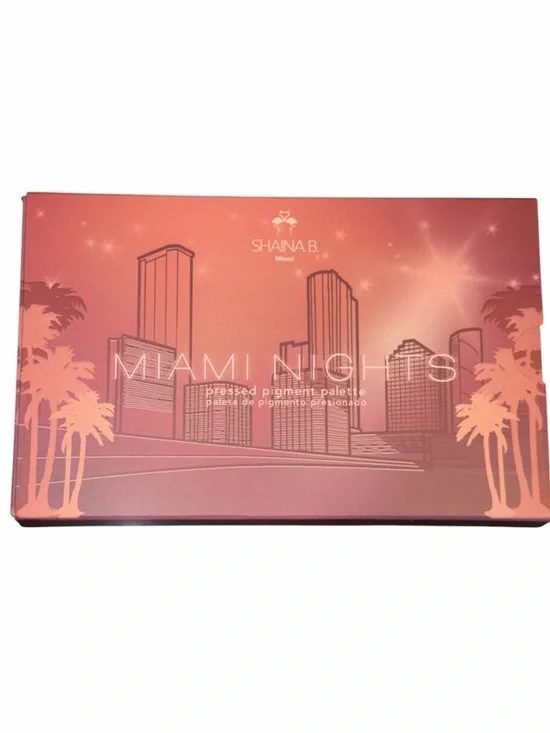 Shaina B. Miami Nights Pressed Pigment Palette - Coral Pink - Picture 2 of 3